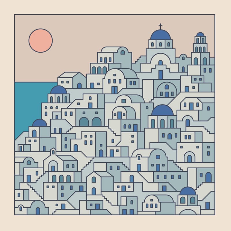 Settlements 02 – Santorini, Greece