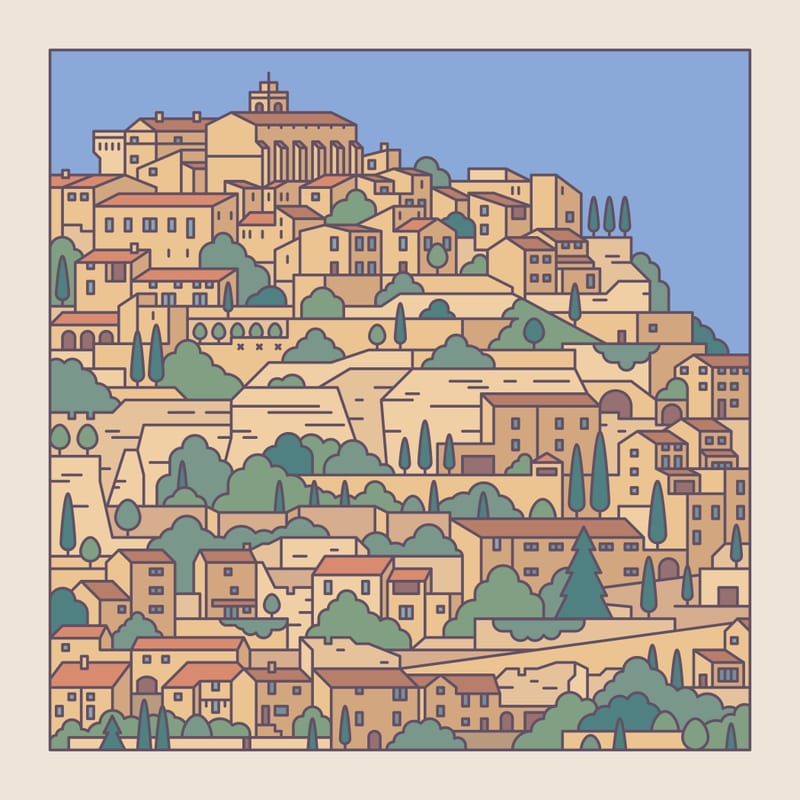 Settlements 12 – Gordes, France - Rick Crane