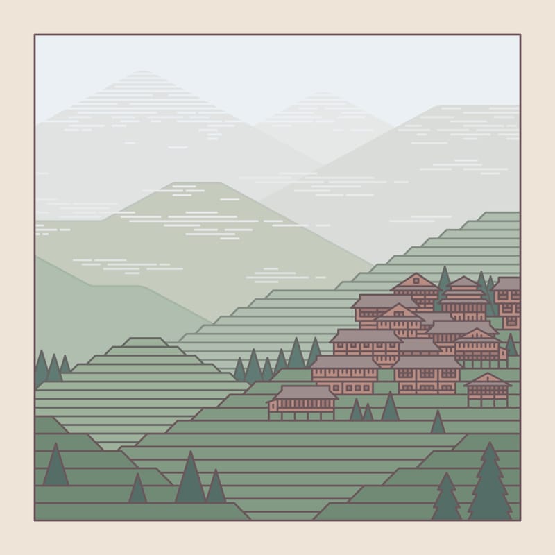Settlements 15 – Rice Terraces, Southern China - Rick Crane