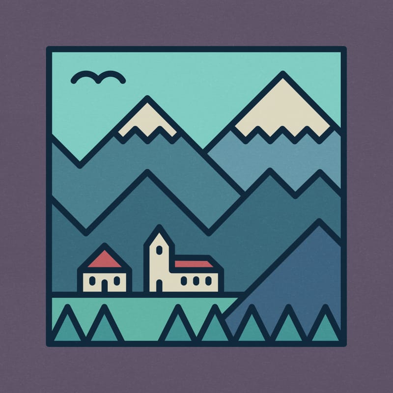 Village in the Mountains (Miniscape 01) - Rick Crane