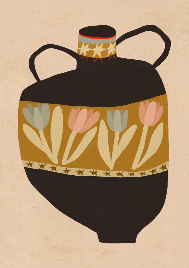 Black Vase - Sophie Deller