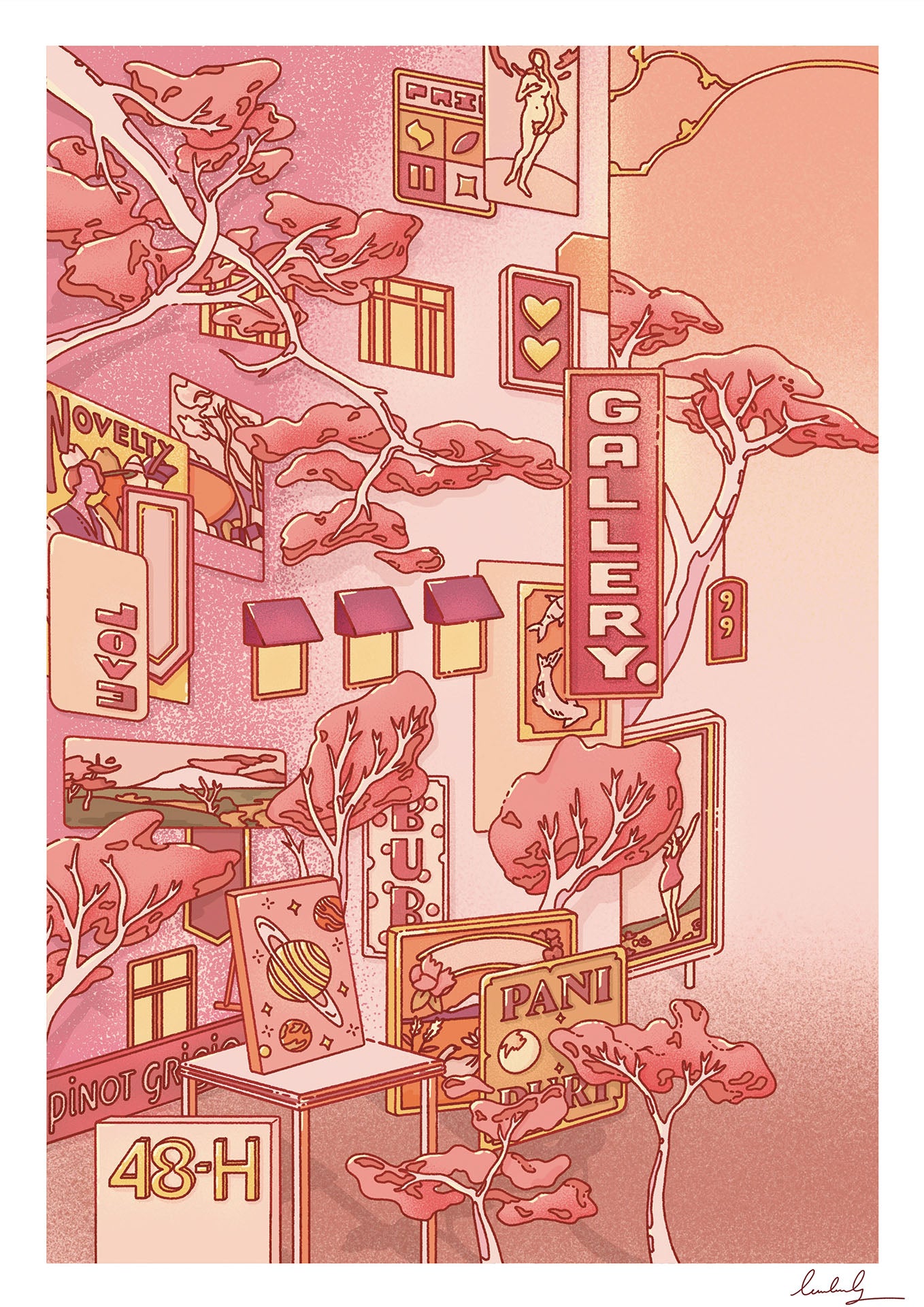 Sunset - Forest of Consumables I - Laurenleely