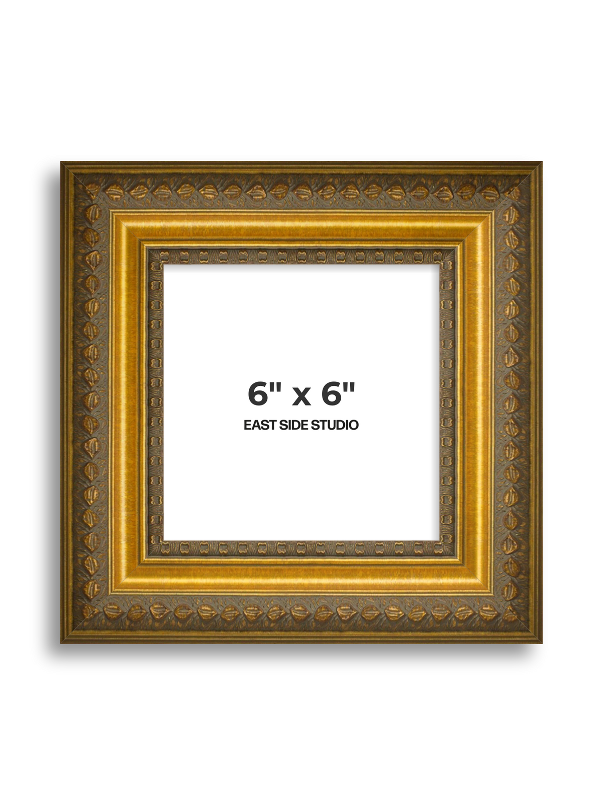 Arabesque Gold 6" x 6" picture frame