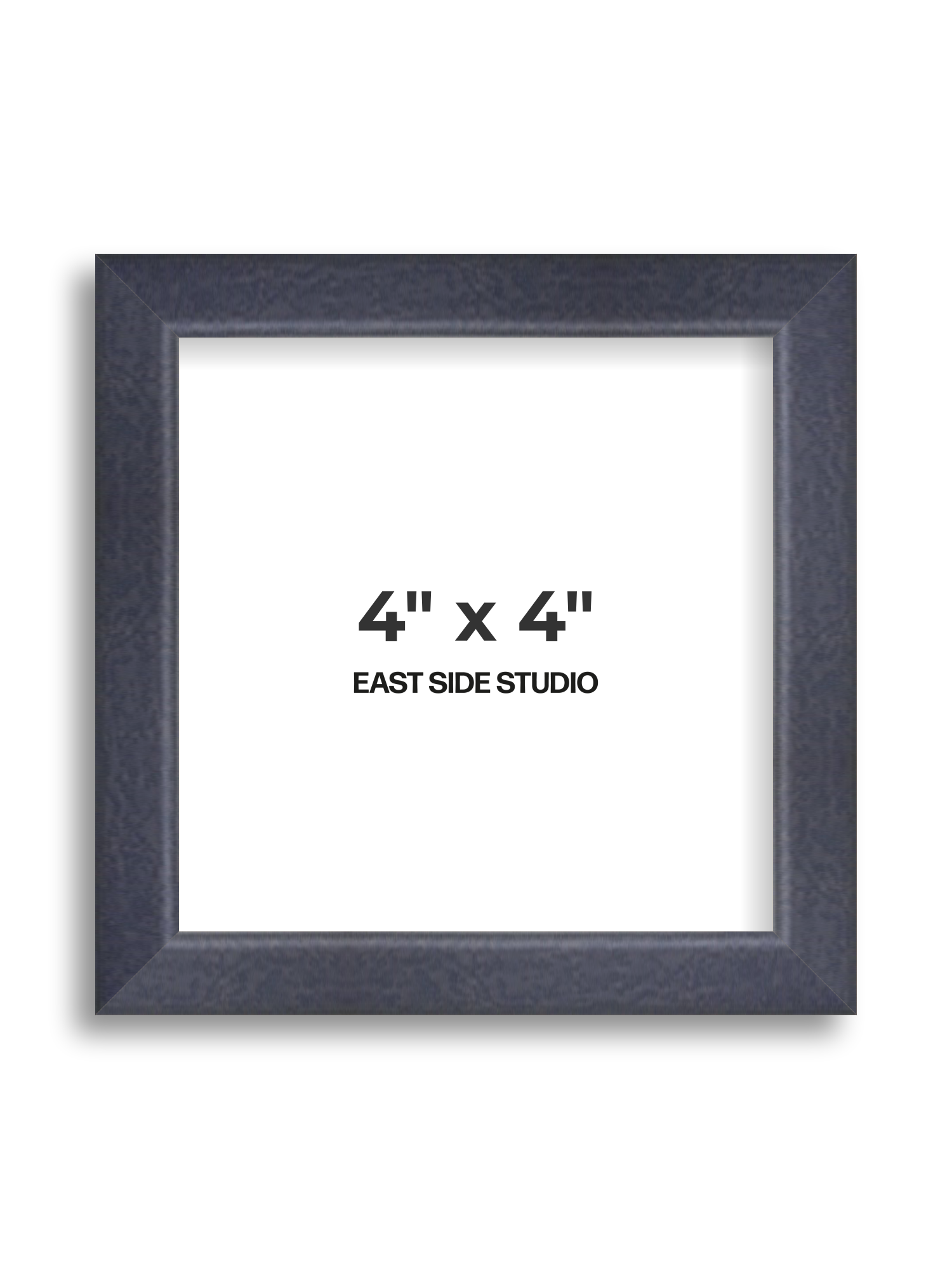 Purple Stain 4" x 4" picture frame