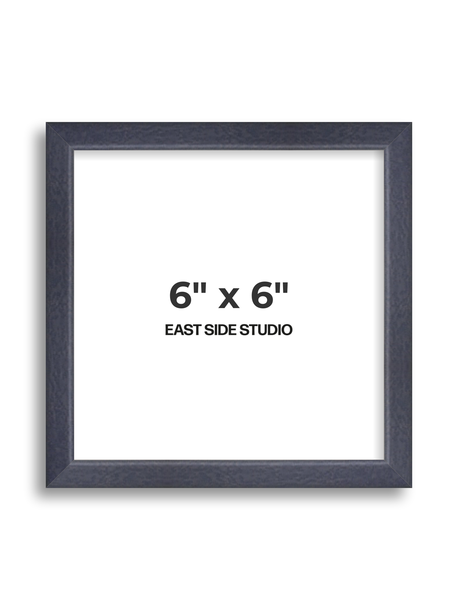 Purple Stain 6" x 6" picture frame