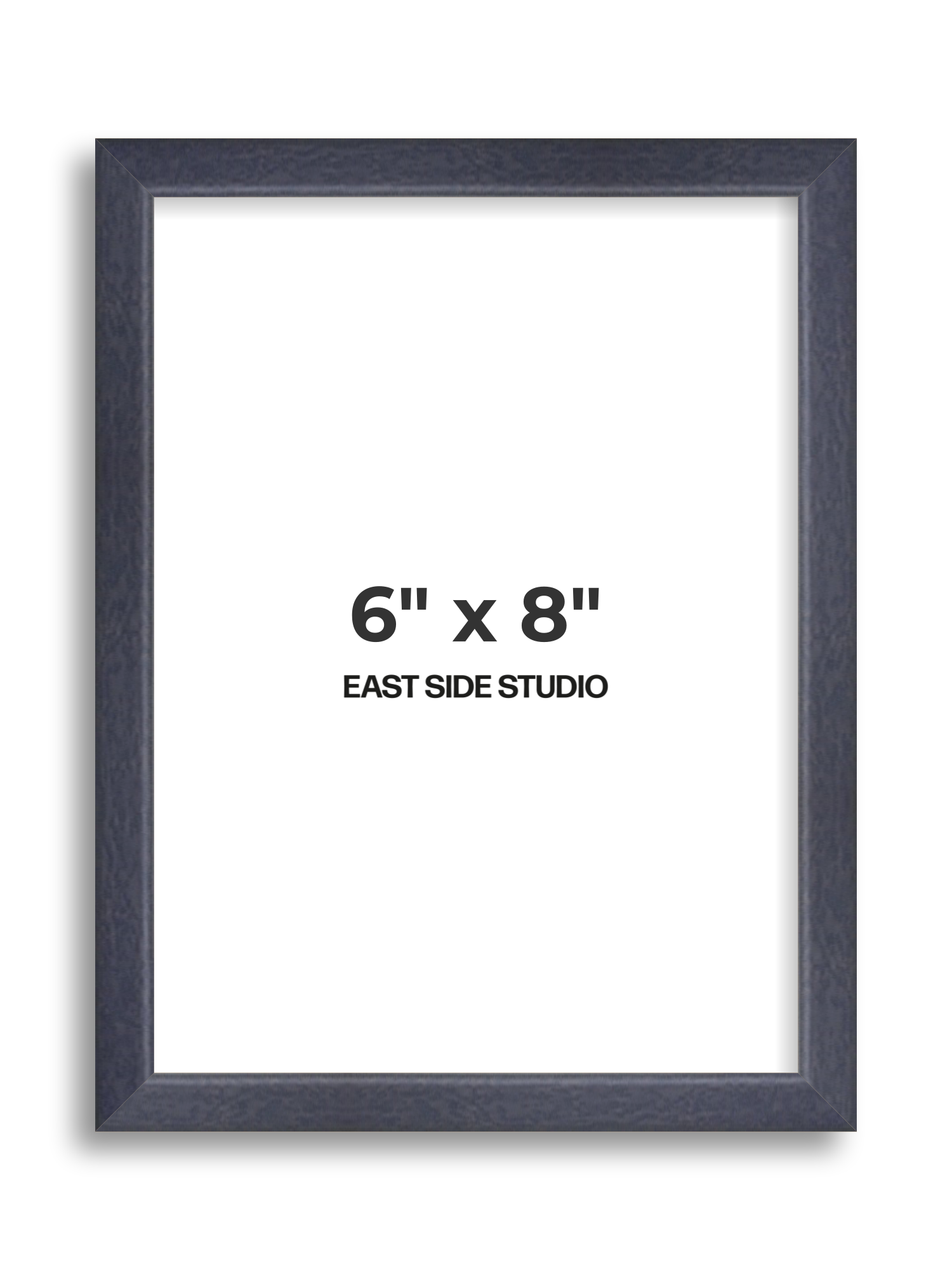 Purple Stain 6" x 8" picture frame