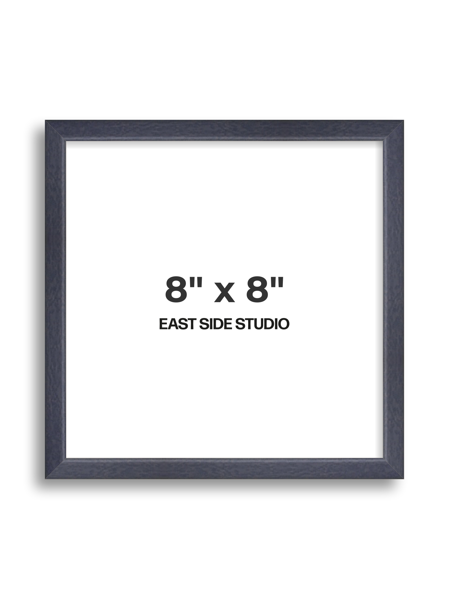 Purple Stain 8" x 8" picture frame
