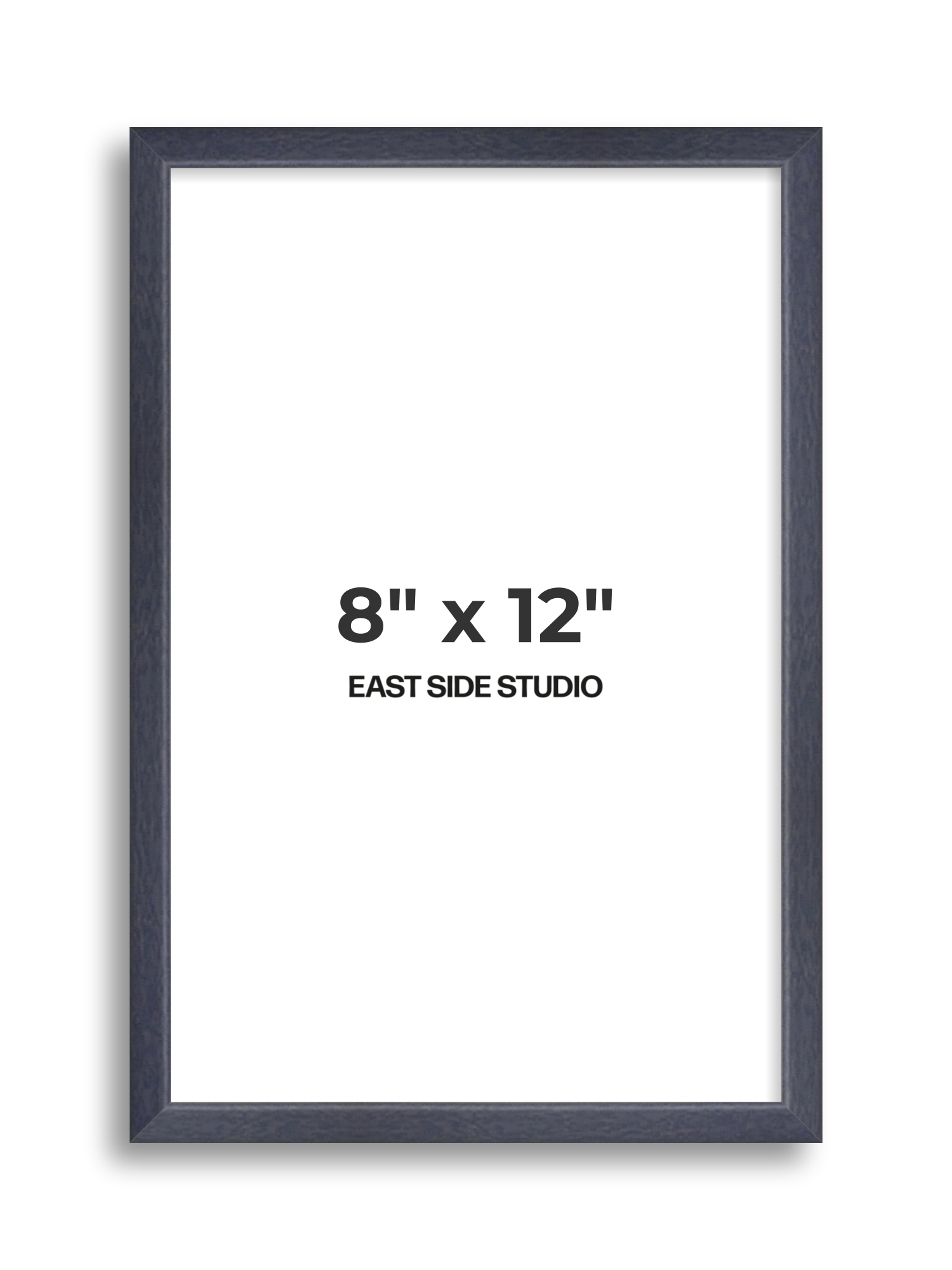 Purple Stain 8" x 12" picture frame