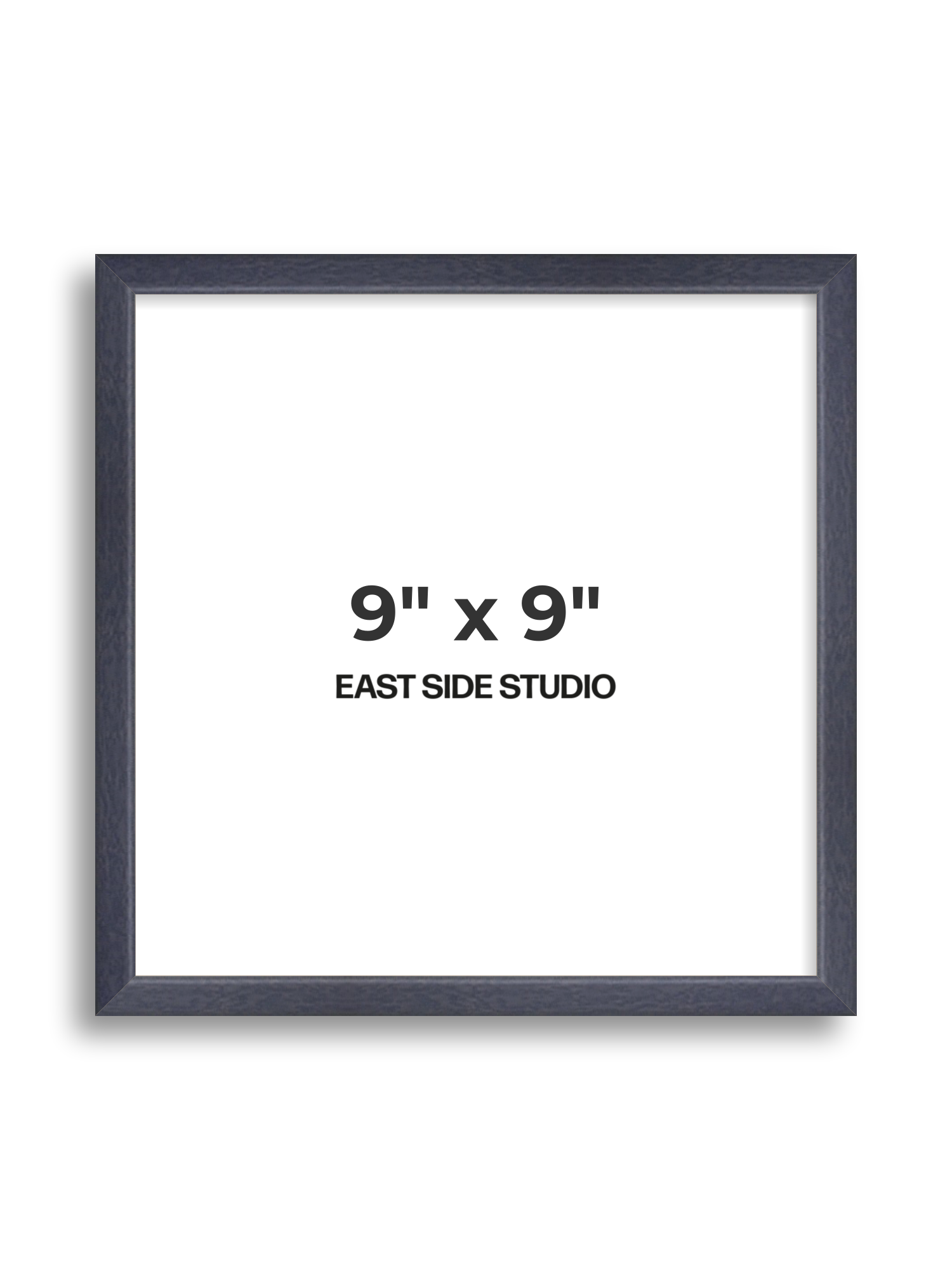 Purple Stain 9" x 9" picture frame