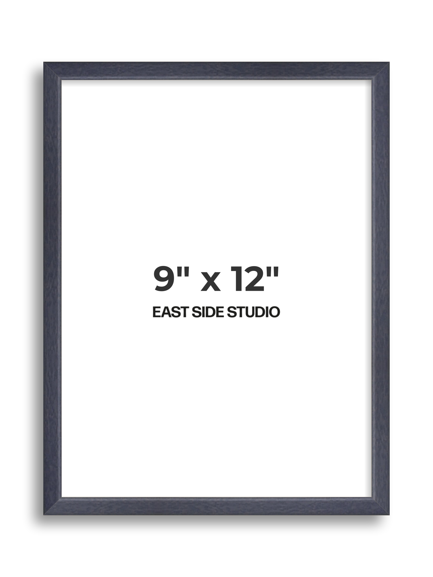Purple Stain 9" x 12" picture frame