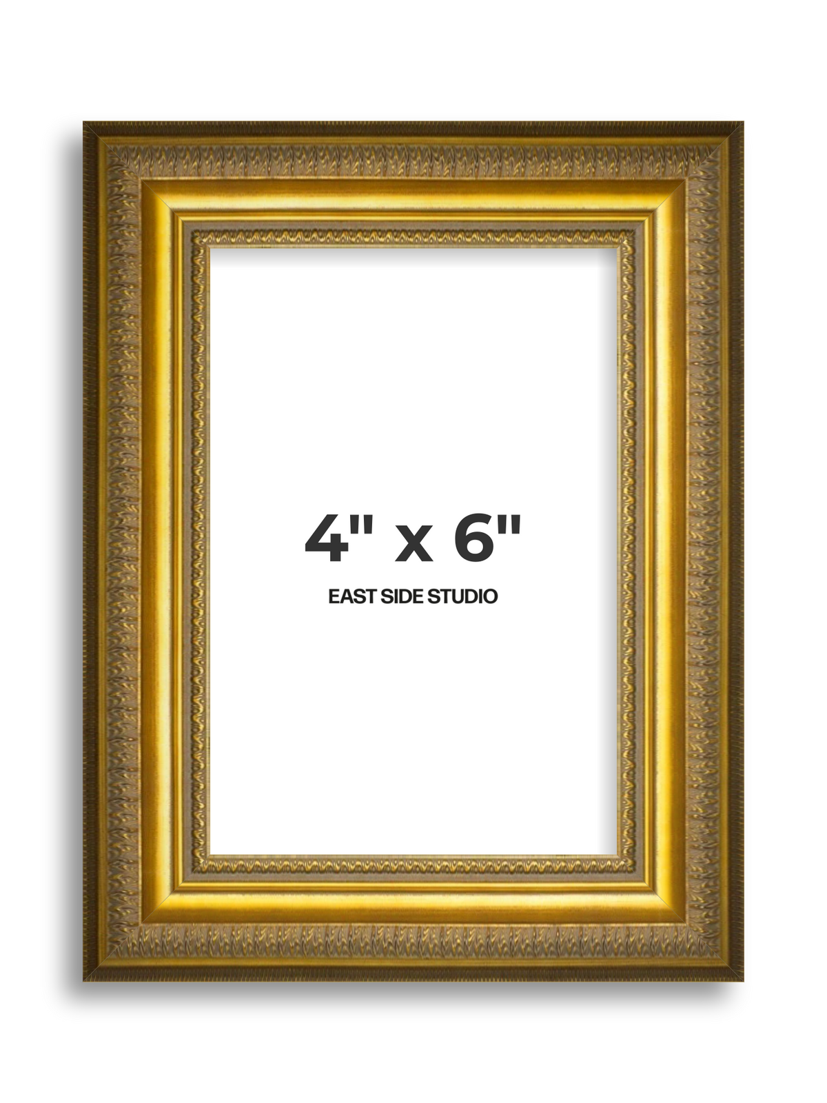 Cavetto Gold 4" x 6" picture frame