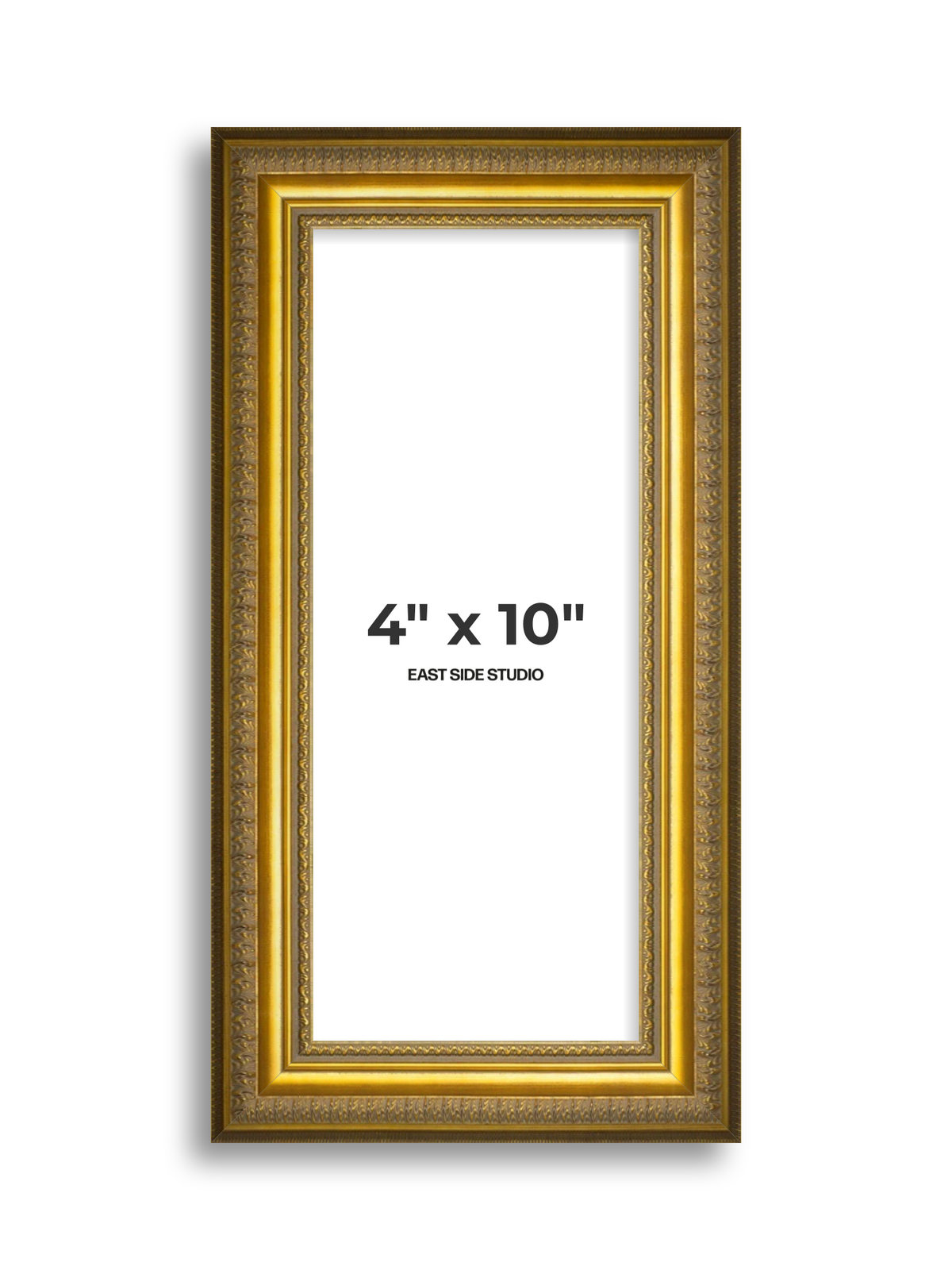 Cavetto Gold 4" x 10" picture frame
