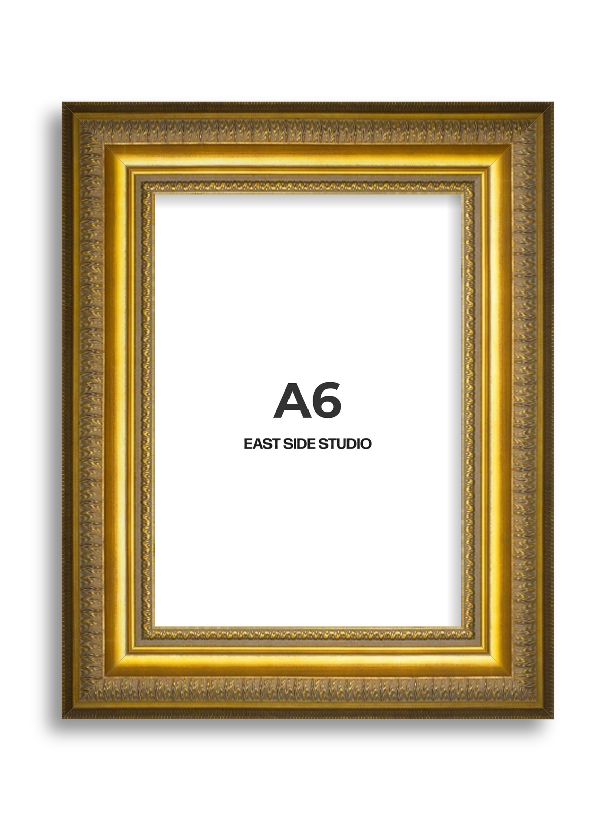 Cavetto Gold A6 picture frame