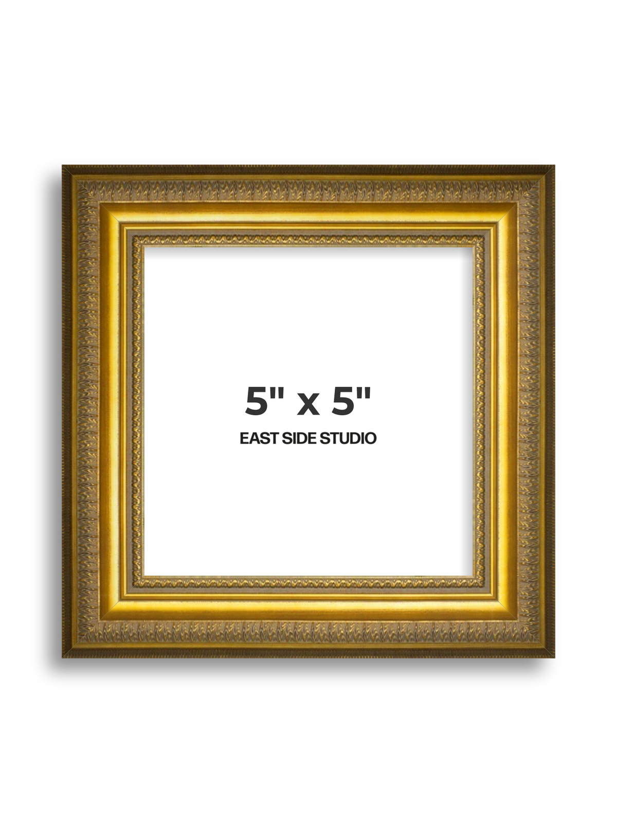 Cavetto Gold 5" x 5" picture frame