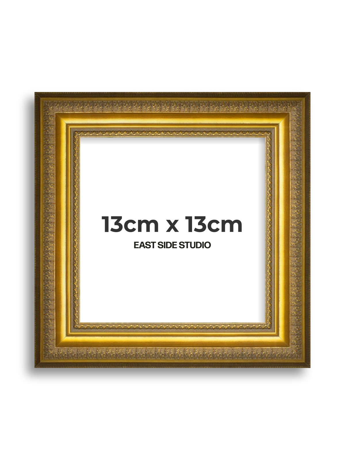 Cavetto Gold 13cm x 13cm picture frame