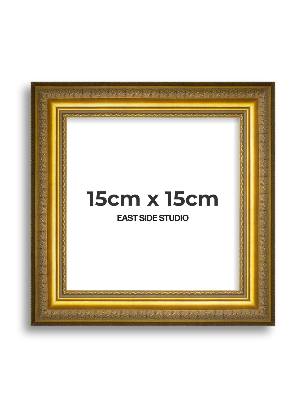 Cavetto Gold 15cm x 15cm picture frame