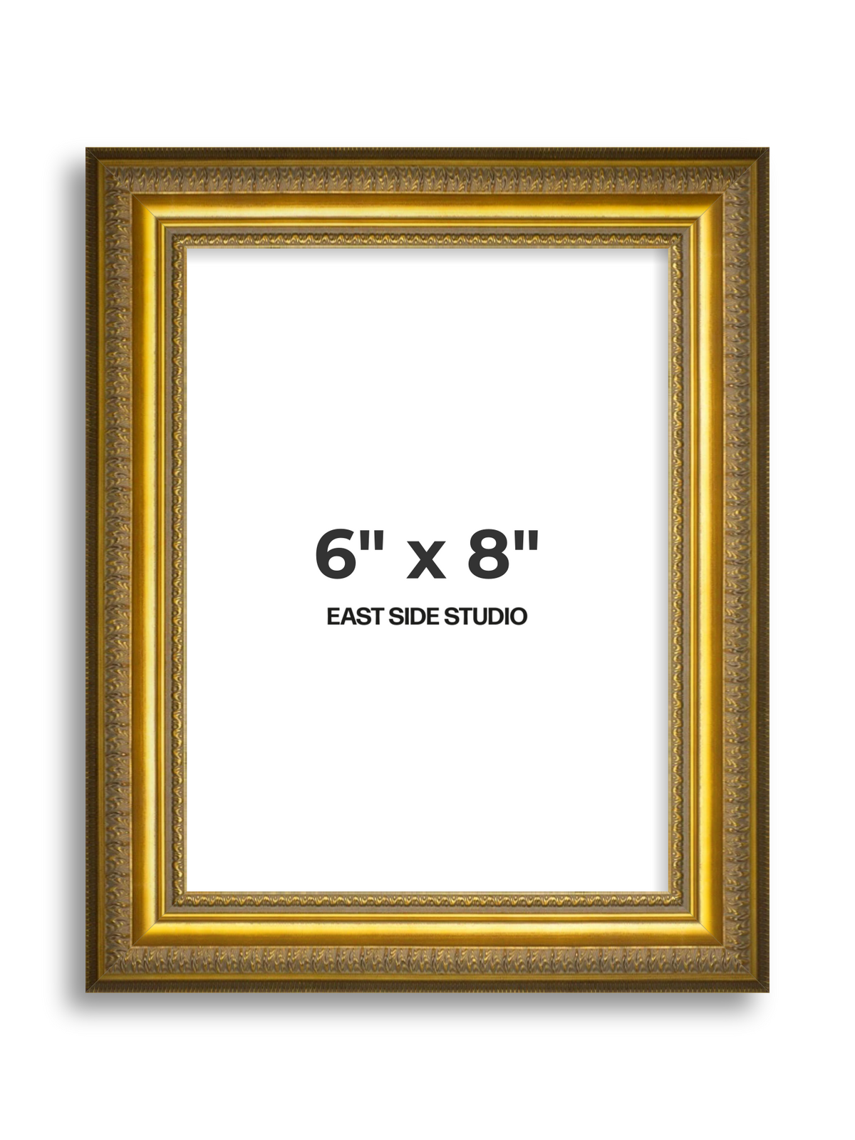 Cavetto Gold 6" x 8" picture frame