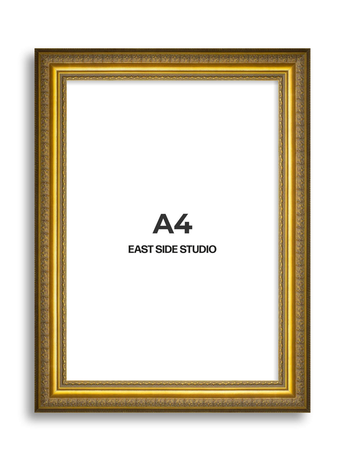 Cavetto Gold A4 picture frame