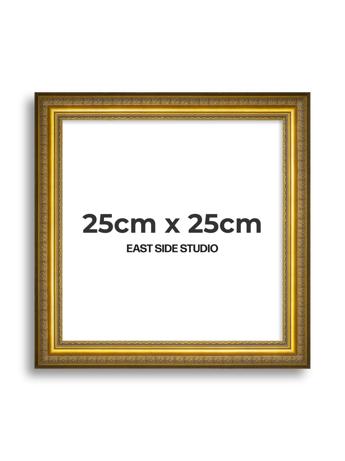 Cavetto Gold 25cm x 25cm picture frame