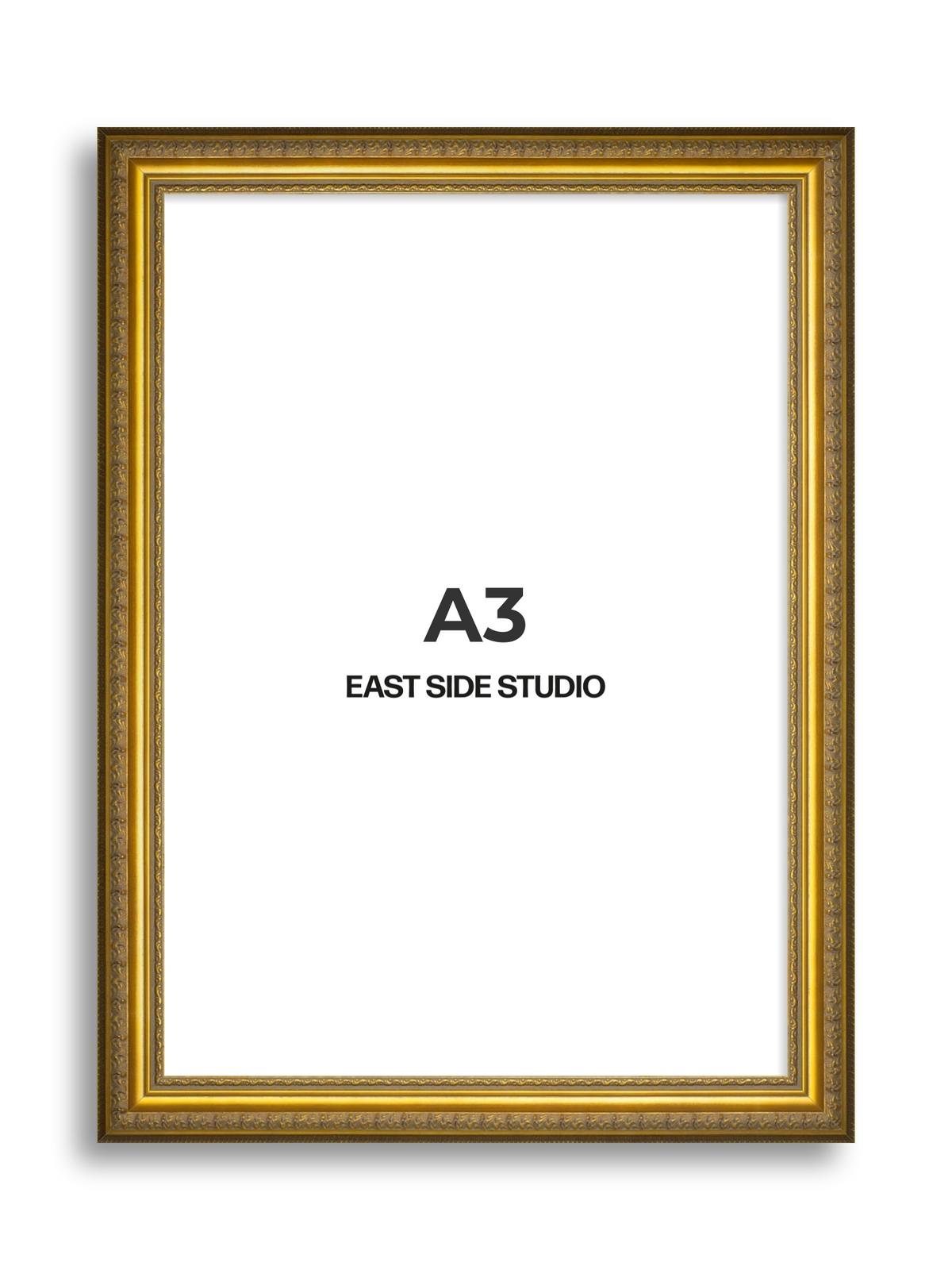 Cavetto Gold A3 picture frame