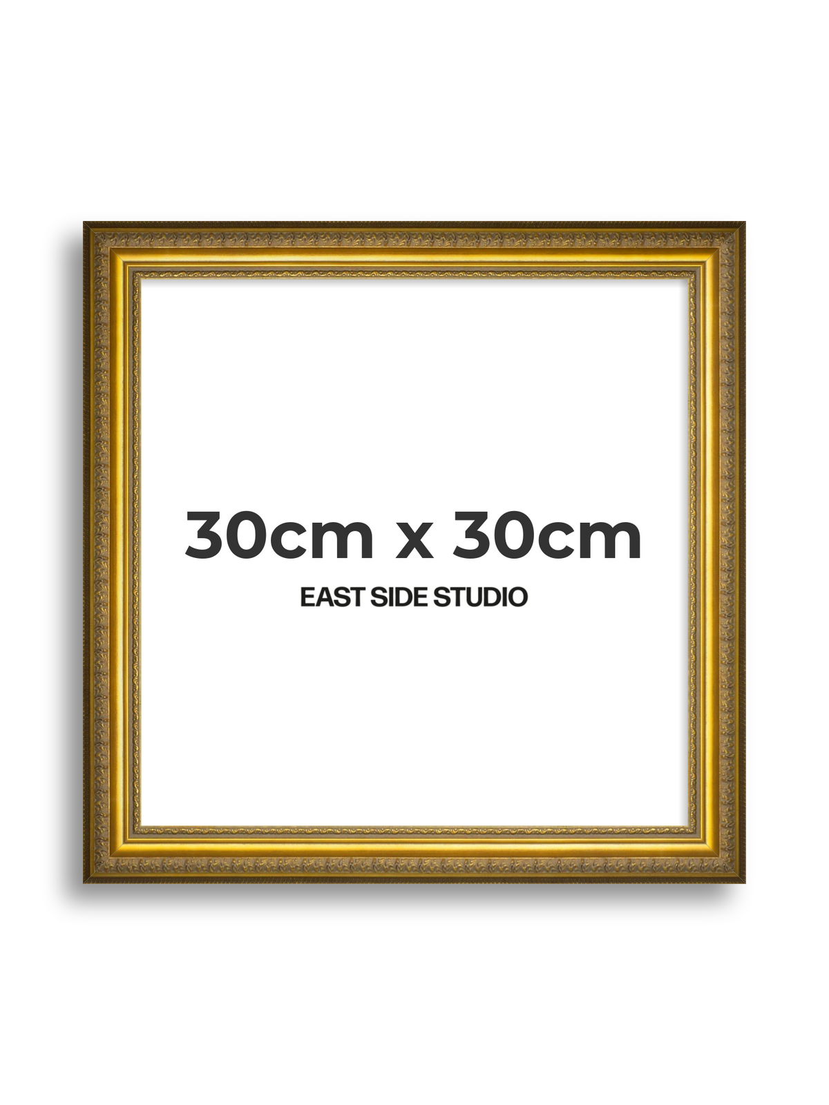 Cavetto Gold 30cm x 30cm picture frame