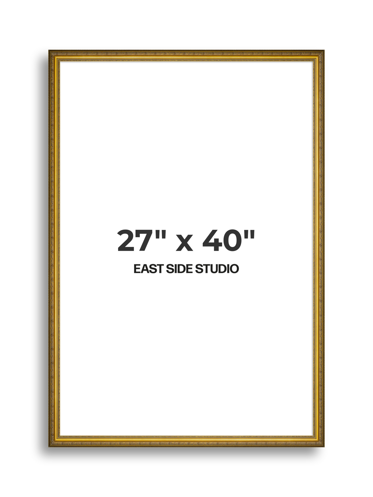 Cavetto Gold 27" x 40" picture frame