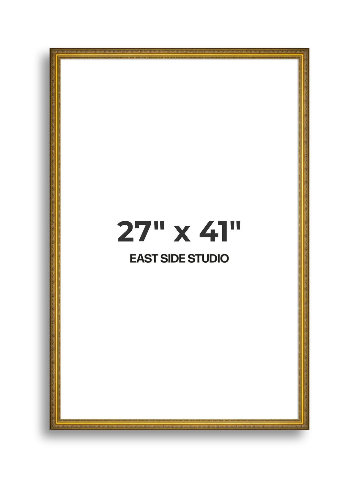 Cavetto Gold 27" x 41" picture frame