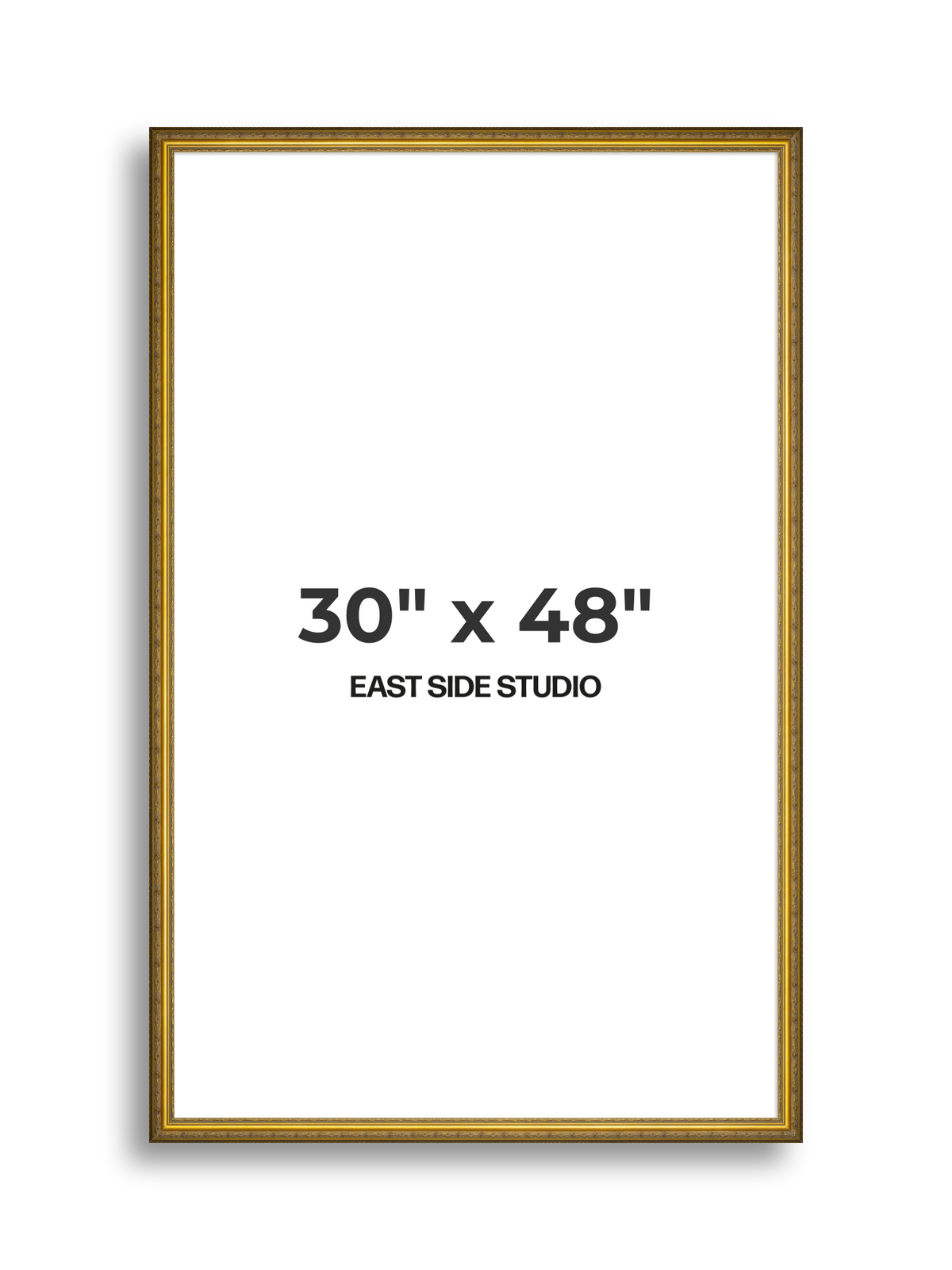 Cavetto Gold 30" x 48" picture frame
