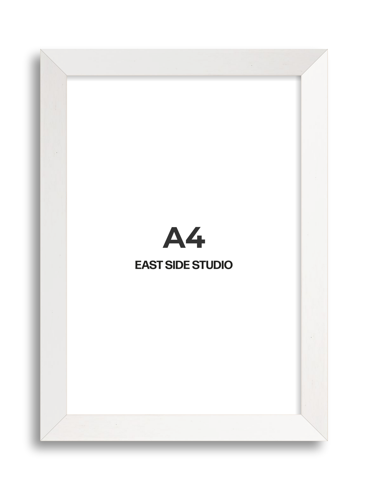 White Stain A4 picture frame