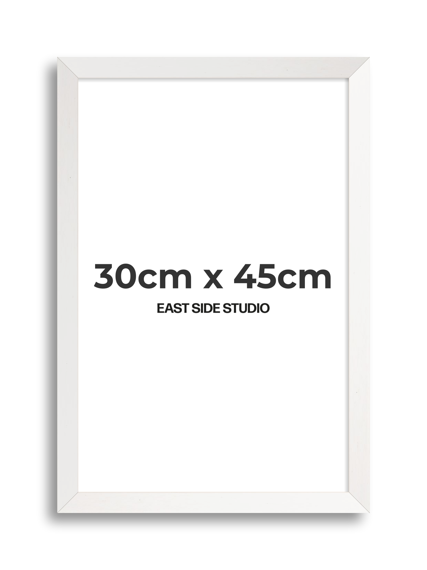 White Stain 30cm x 45cm picture frame