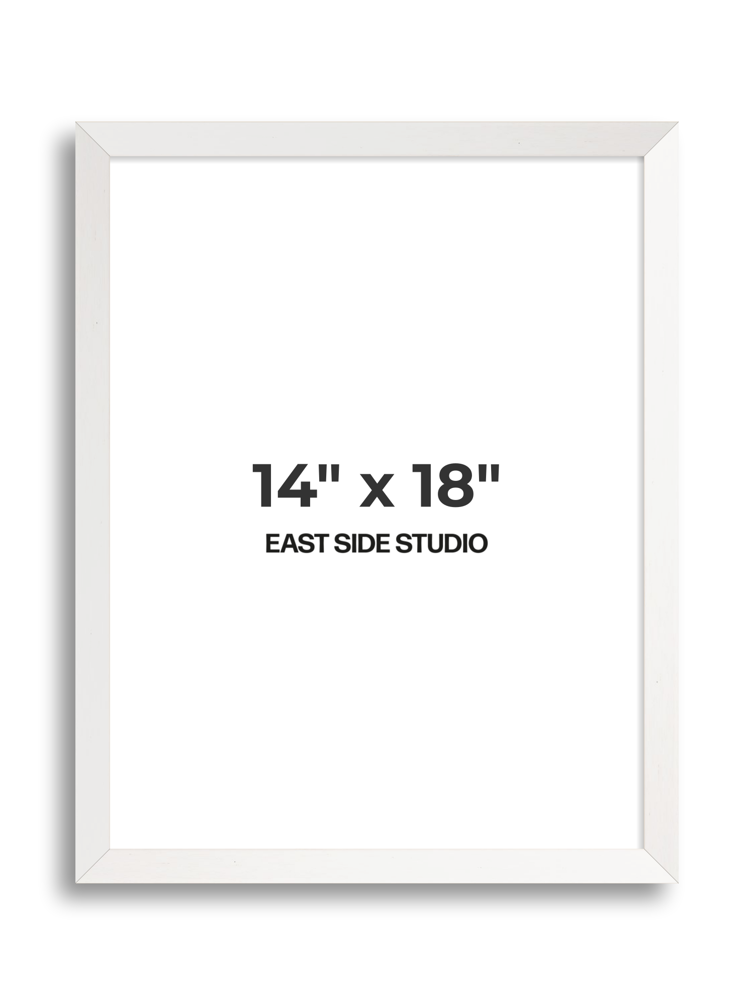 White Stain 14" x 18" picture frame