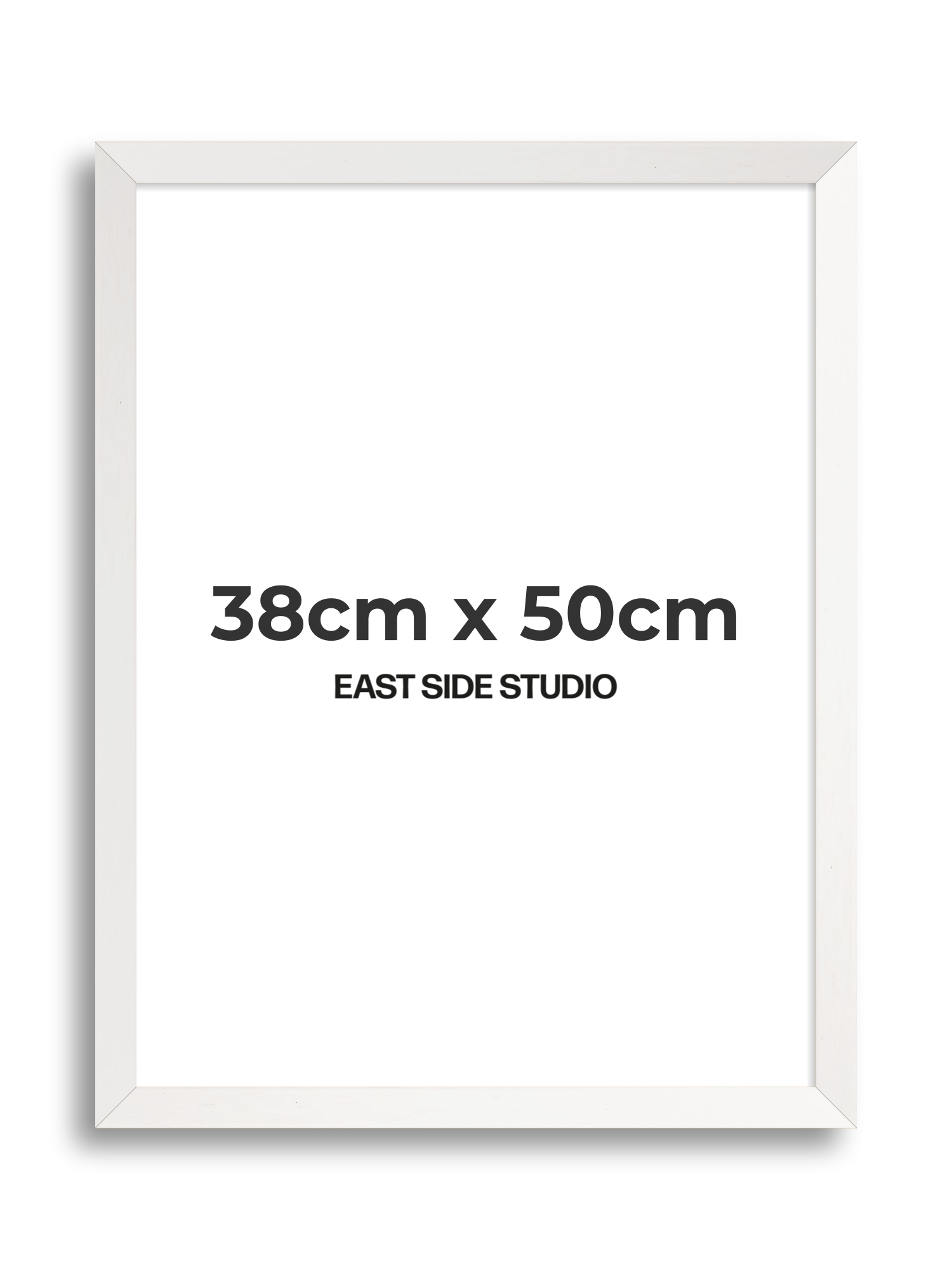 White Stain 38cm x 50cm picture frame