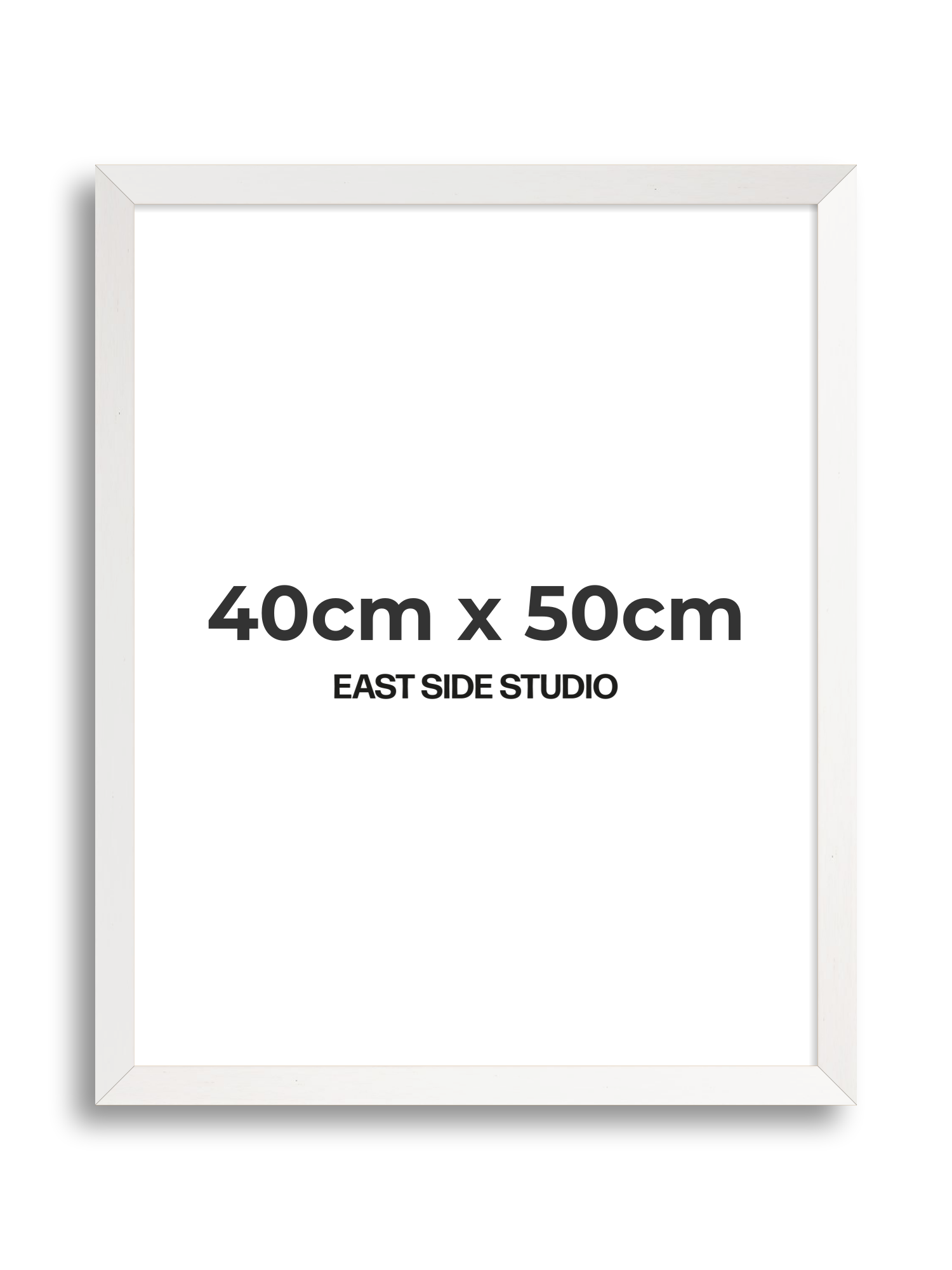 White Stain 40cm x 50cm picture frame