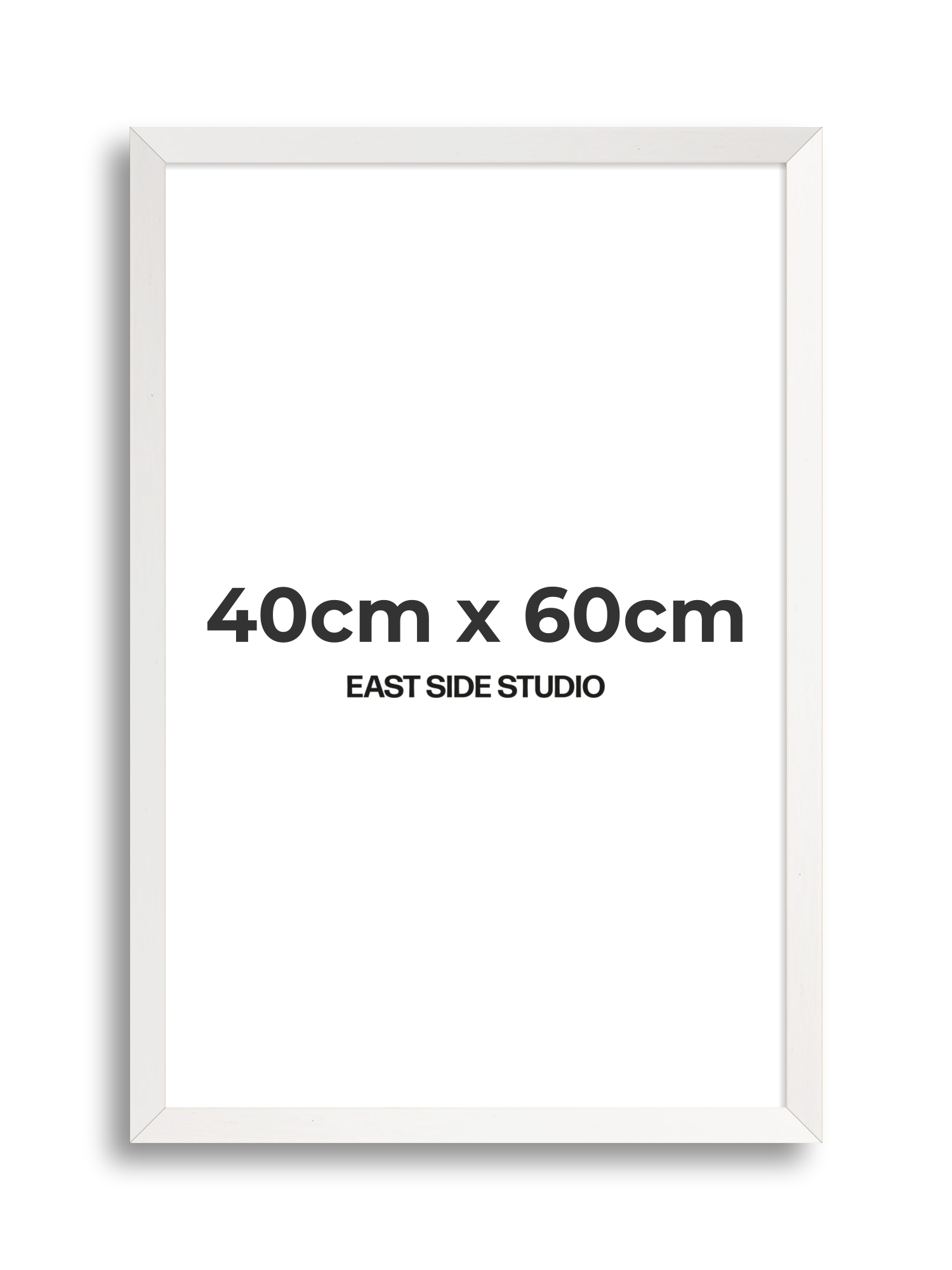 White Stain 40cm x 60cm picture frame