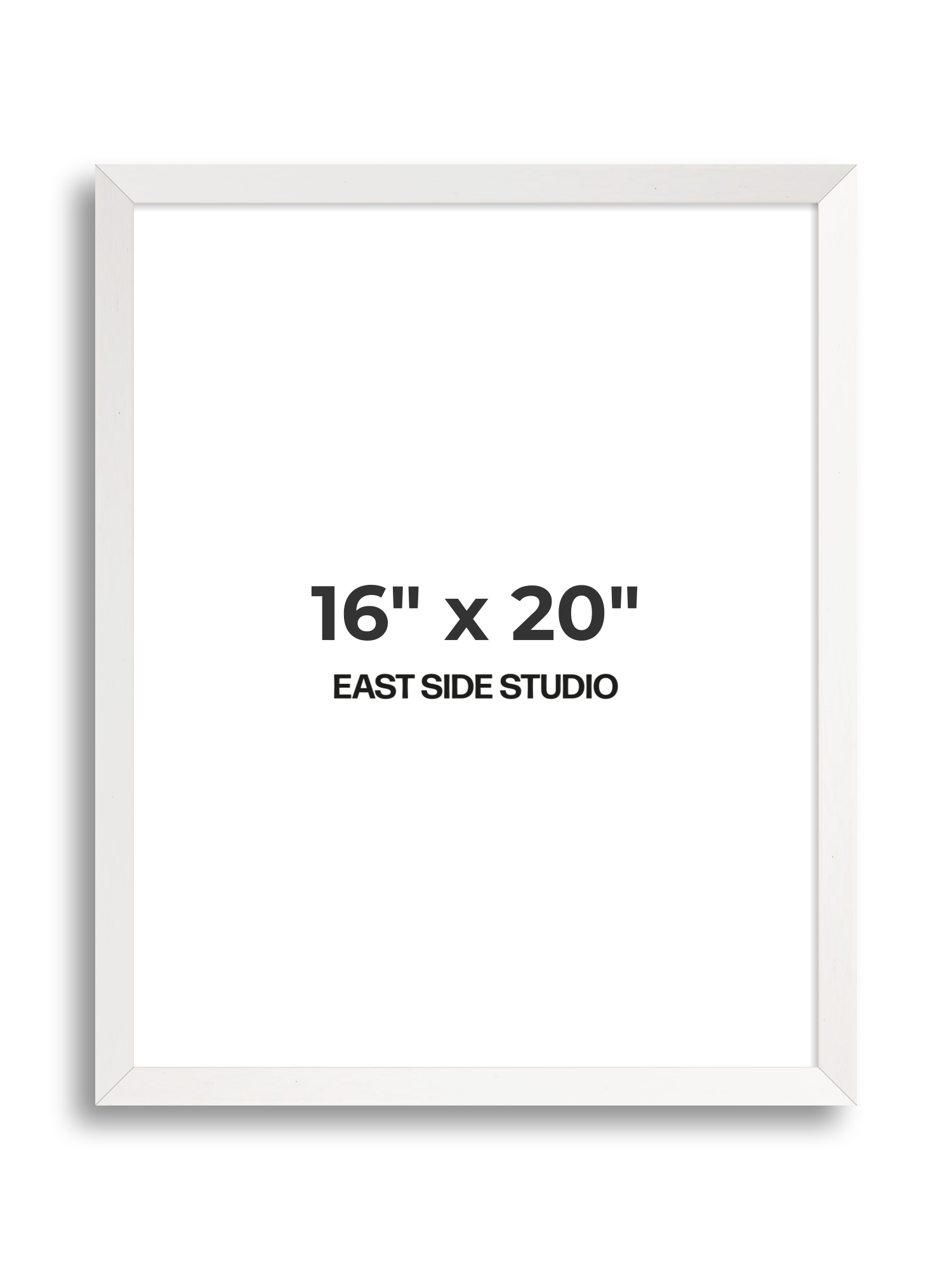 White Stain 16" x 20" picture frame