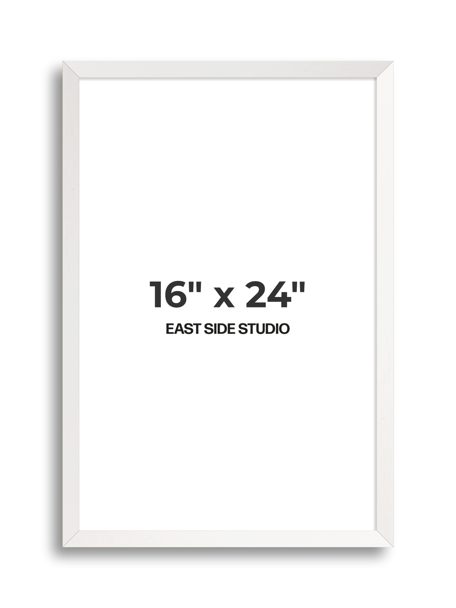 White Stain 16" x 24" picture frame