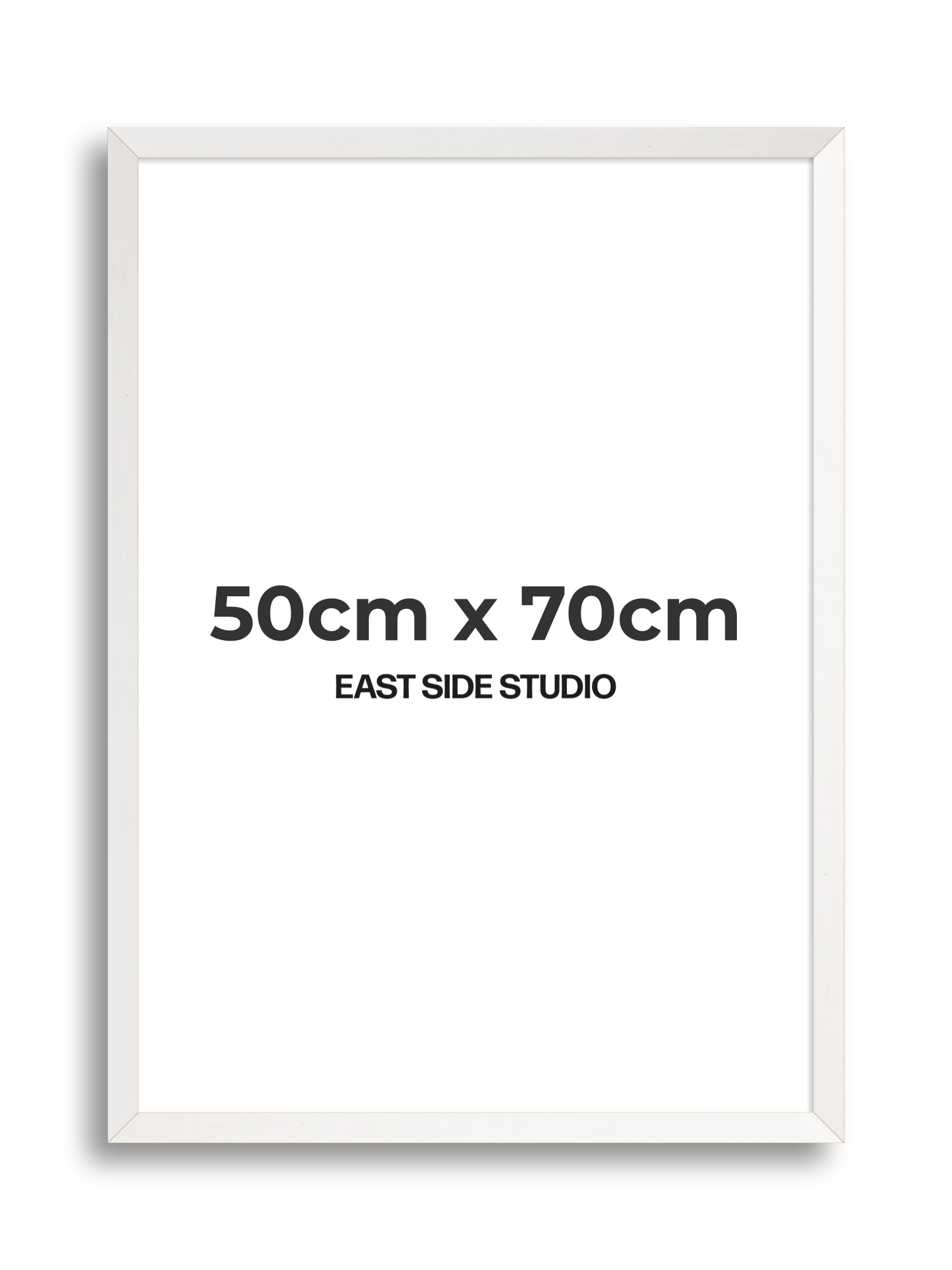 White Stain 50cm x 70cm picture frame