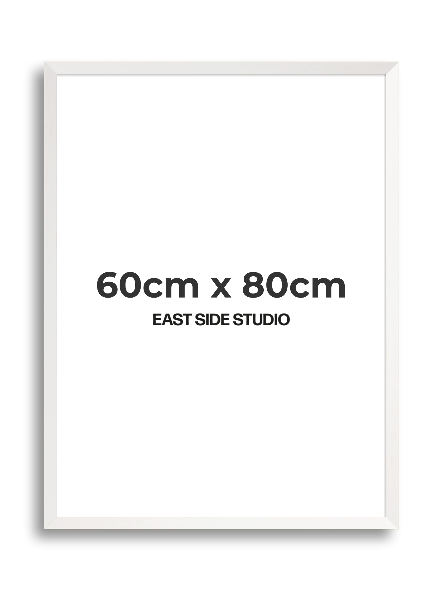 White Stain 60cm x 80cm picture frame