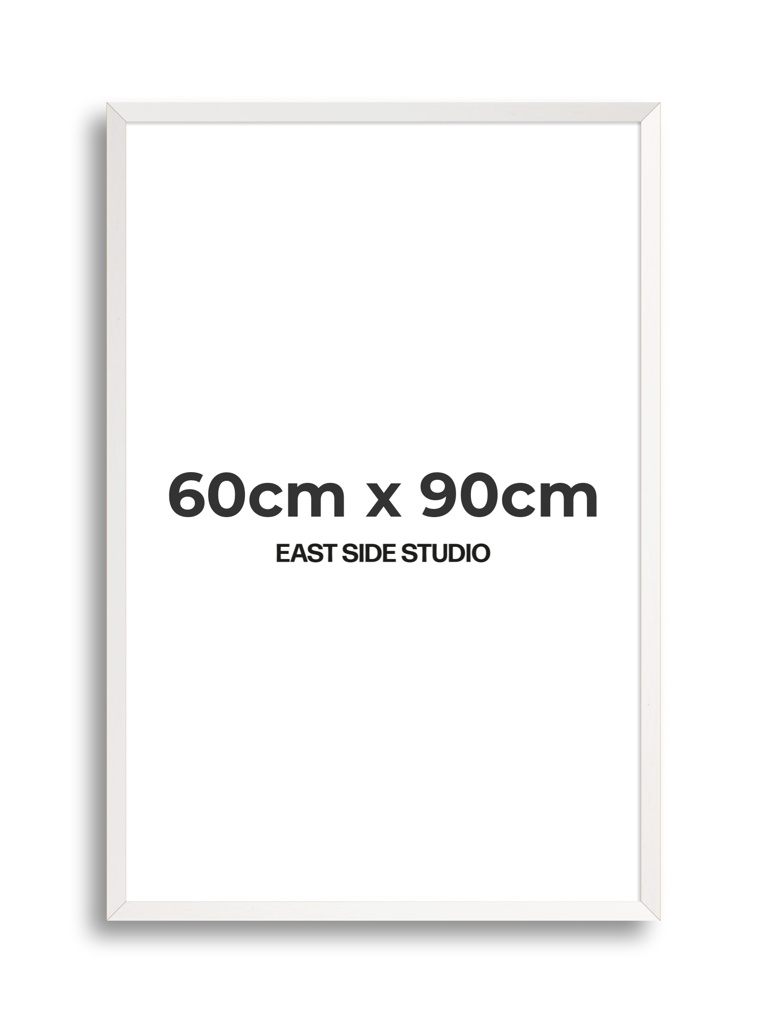 White Stain 60cm x 90cm picture frame