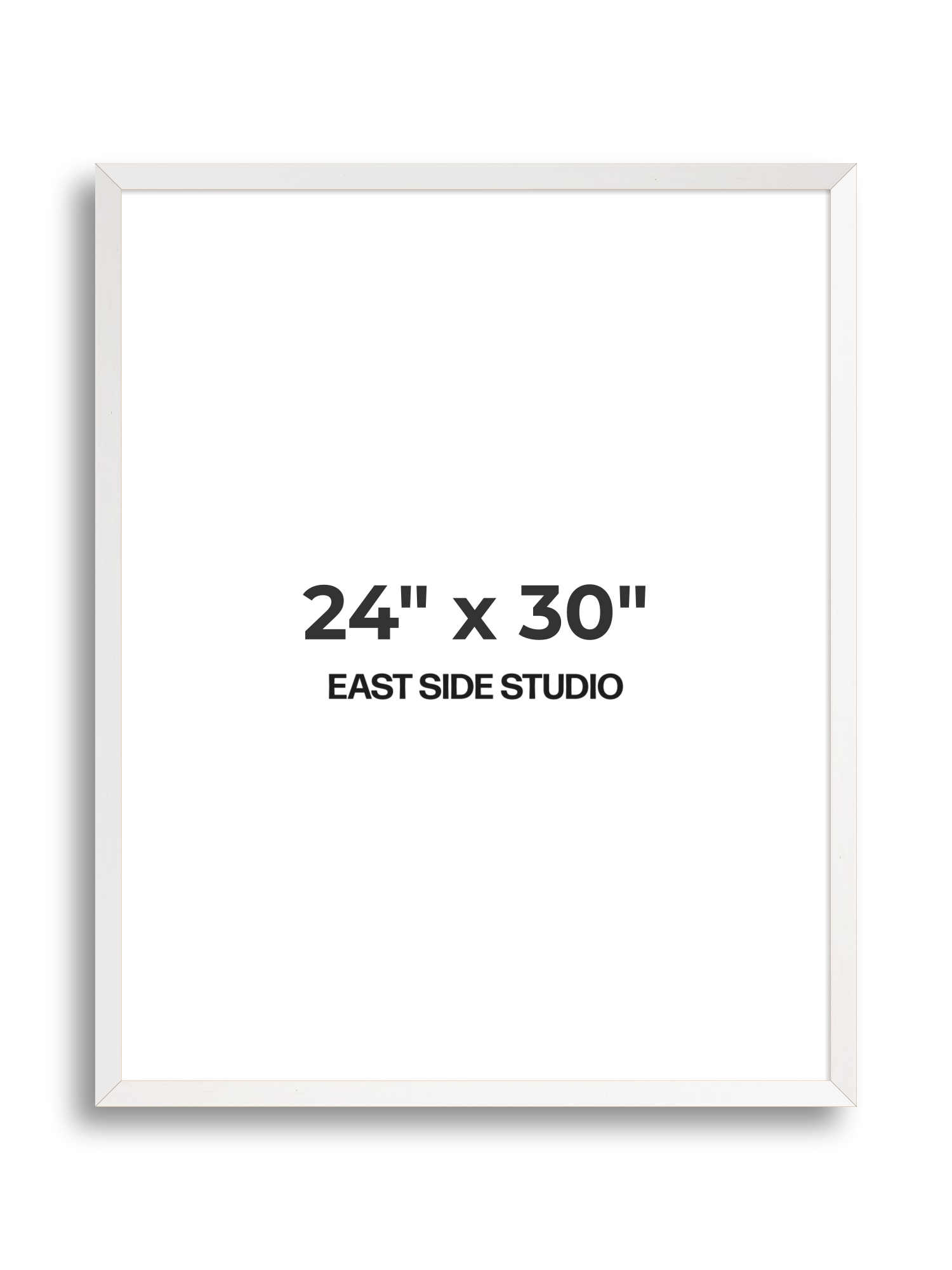 White Stain 24" x 30" picture frame