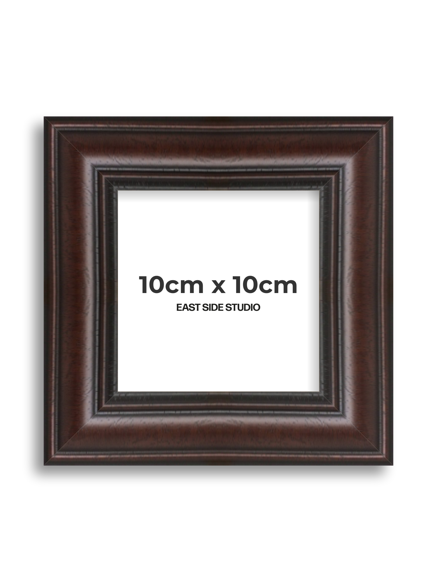 Antique Mahogany 10cm x 10cm picture frame
