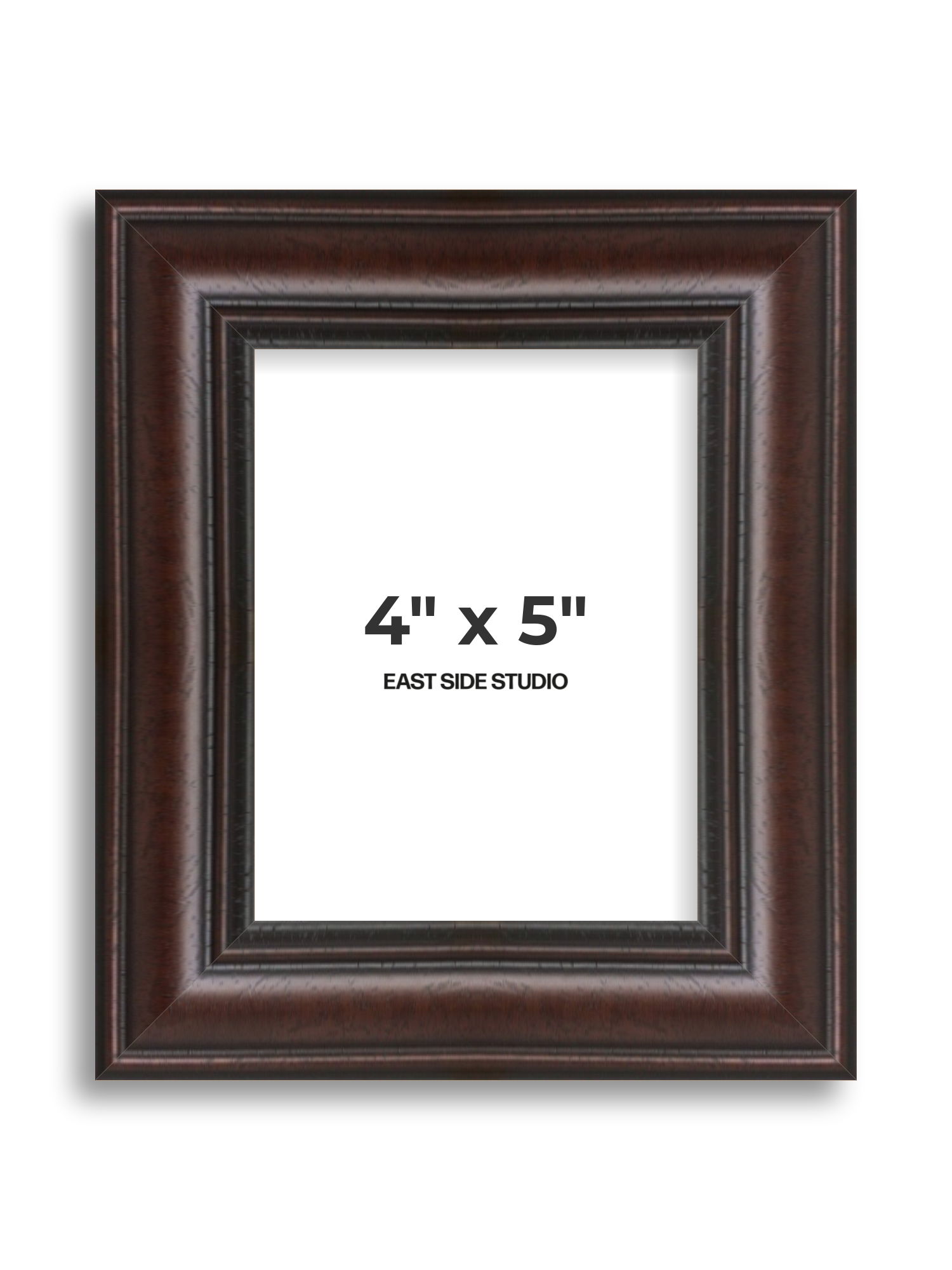 Antique Mahogany 4" x 5" picture frame