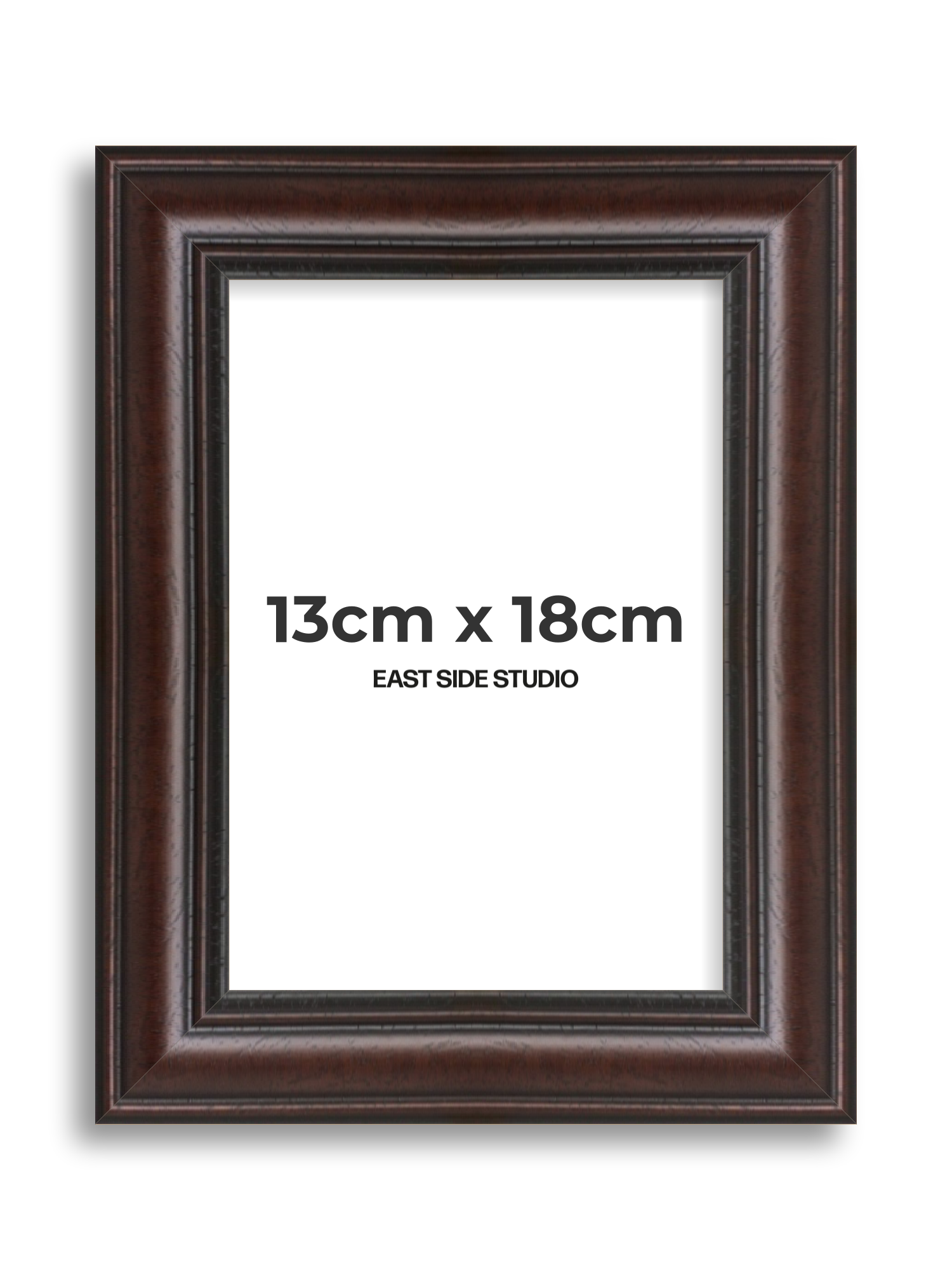 Antique Mahogany 13cm x 18cm picture frame