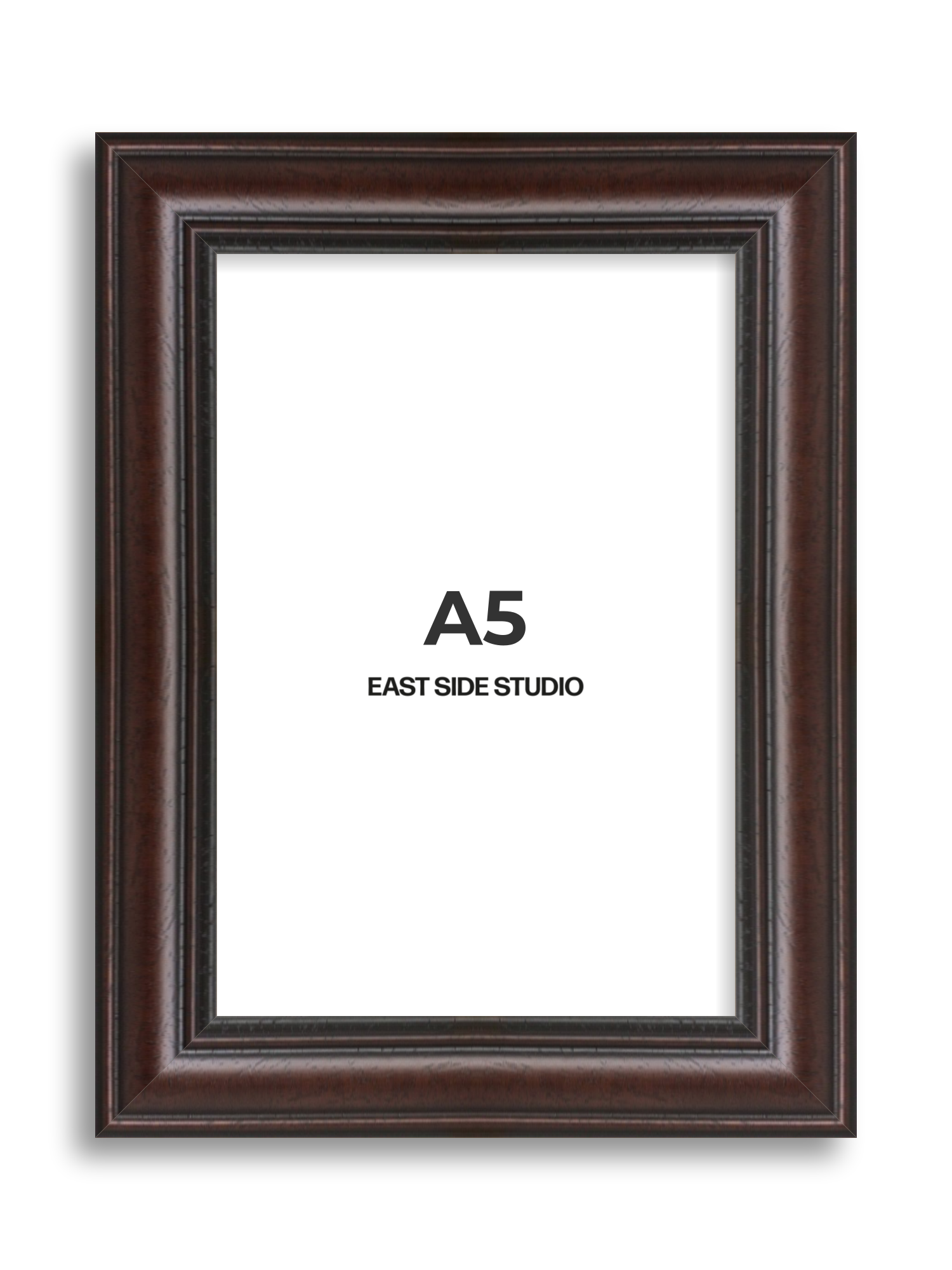 Antique Mahogany A5 picture frame