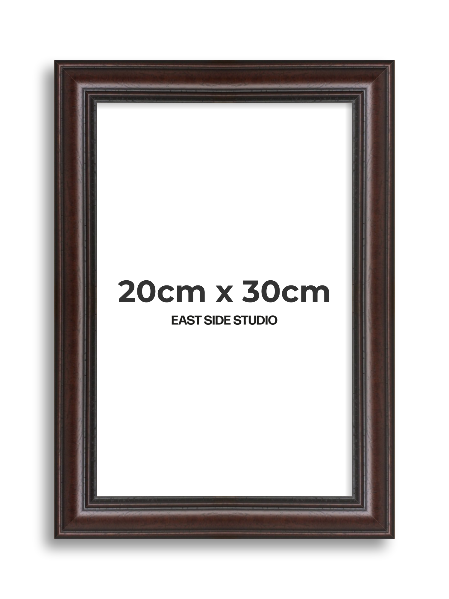 Antique Mahogany 20cm x 30cm picture frame