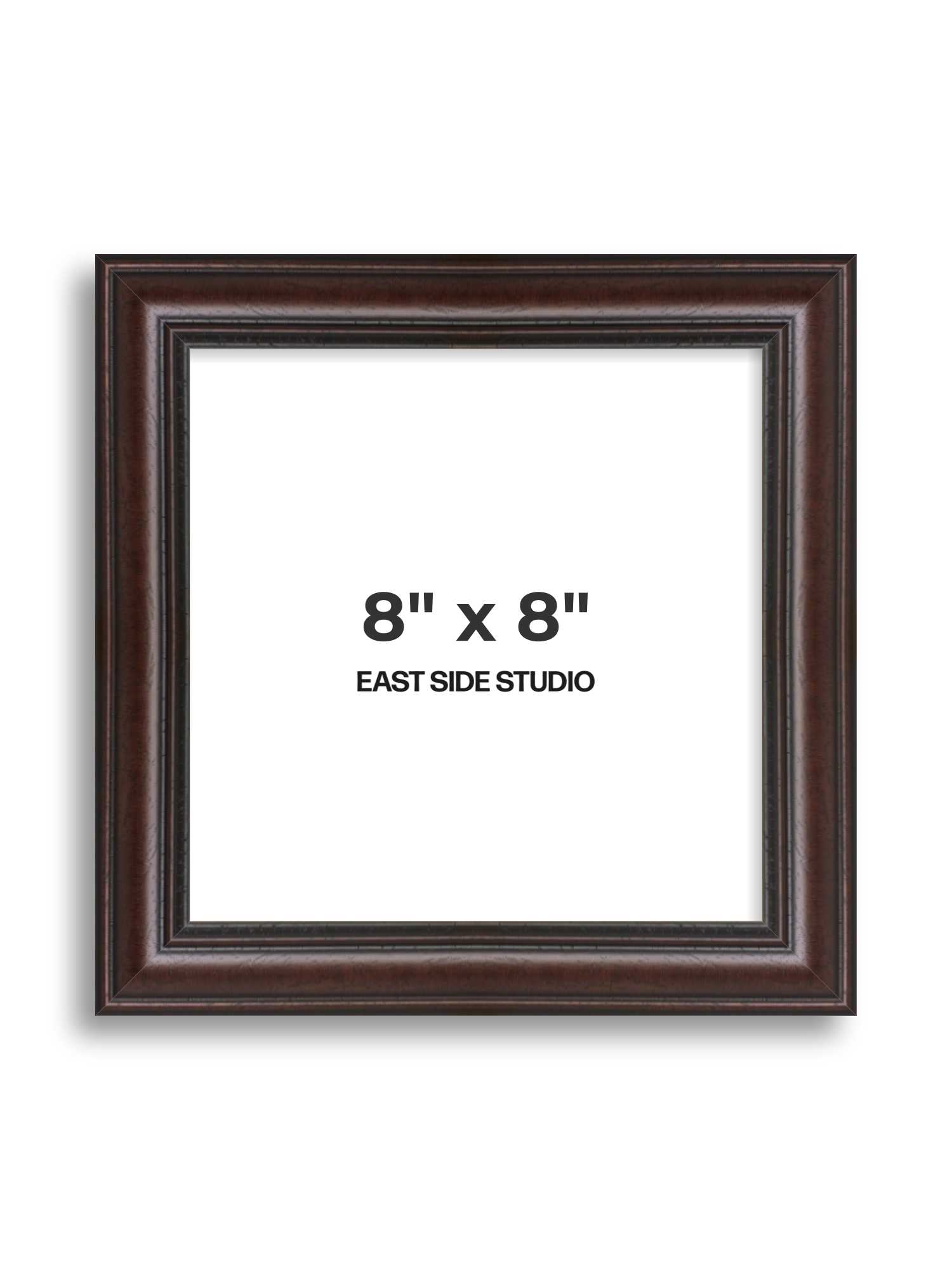 Antique Mahogany 8" x 8" picture frame