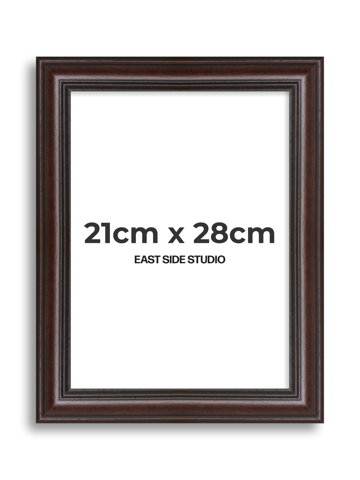 Antique Mahogany 21cm x 28cm picture frame