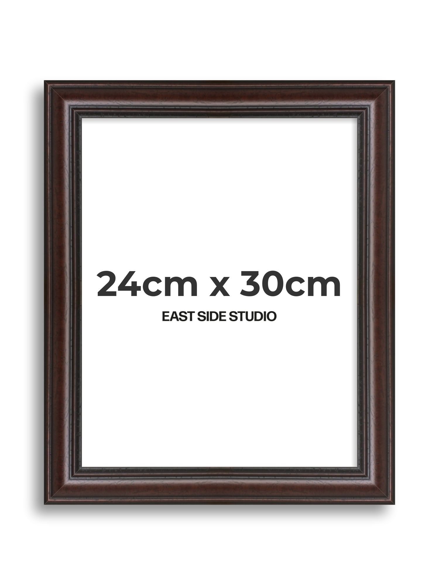 Antique Mahogany 24cm x 30cm picture frame