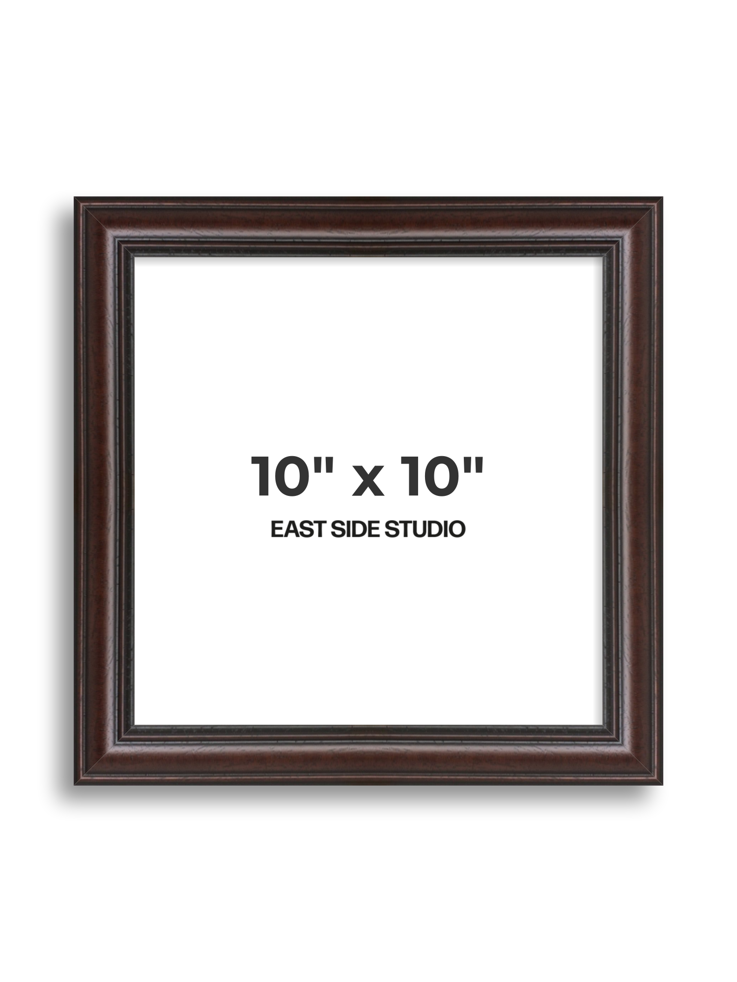 Antique Mahogany 10" x 10" picture frame