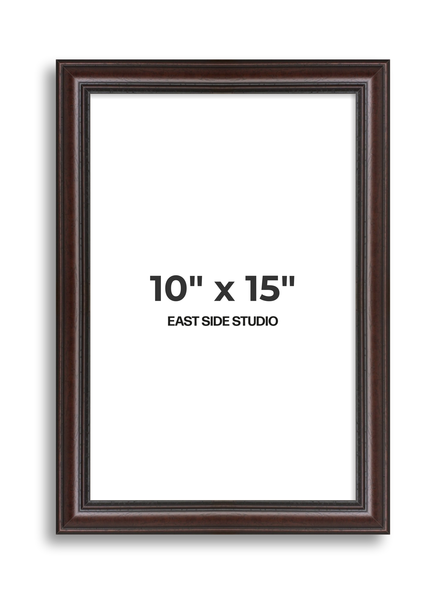 Antique Mahogany 10" x 15" picture frame